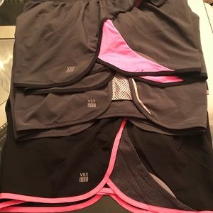 3-Victoria Secret Active Pairs of Shorts